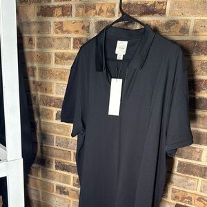Calvin Klein Collection Black Polo Shirt